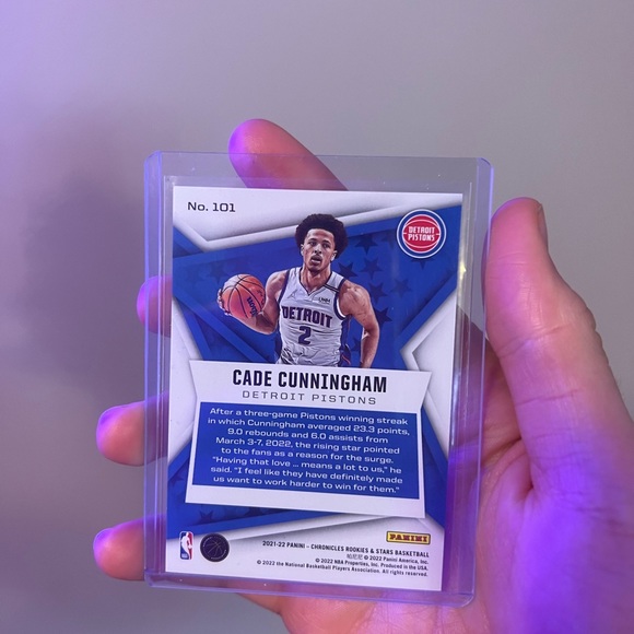 Cade Cunningham Rookie /99 - Picture 2 of 2